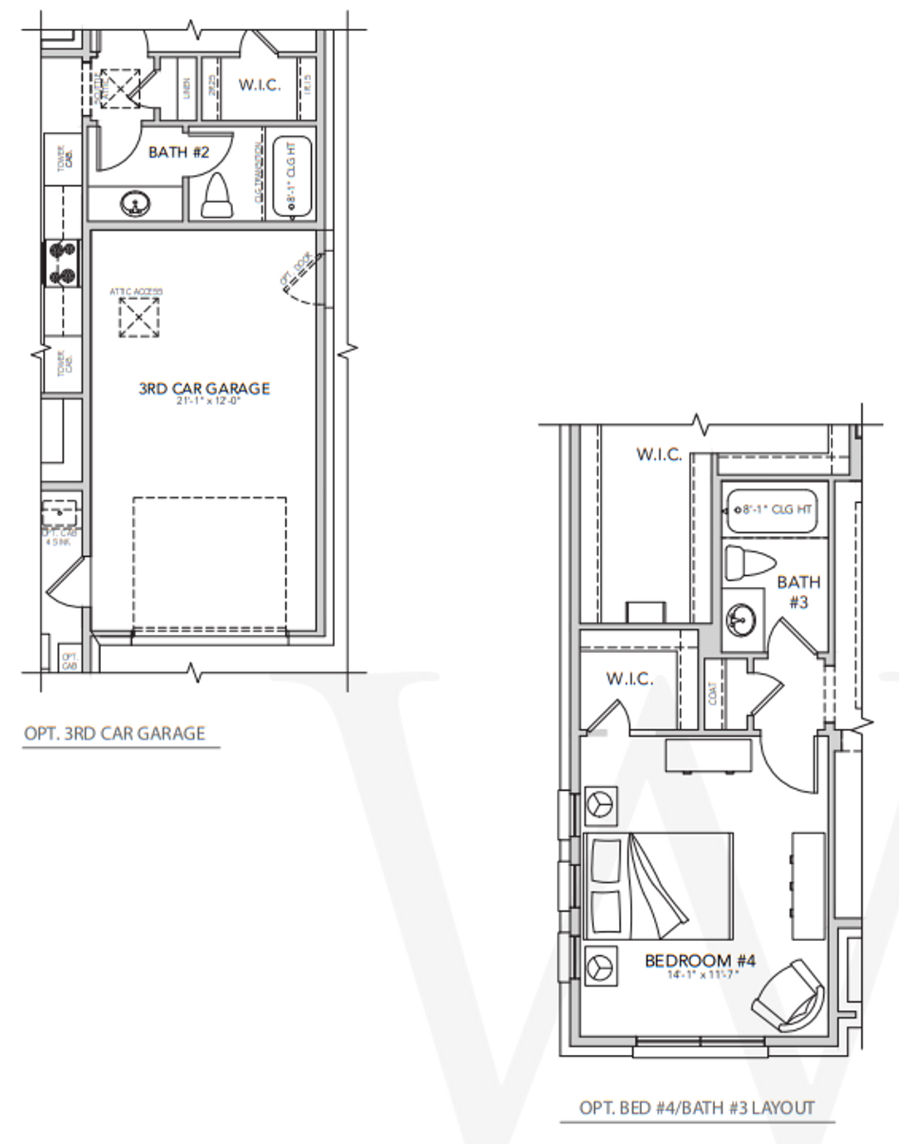 2D floor plan layout for the Anderson by Windmiller Custom Homes in Canyon Falls, Northlake, TX (Image 2). 2D floor plan layout for the Anderson by Windmiller Custom Homes in Canyon Falls, Northlake, TX (Image 2).