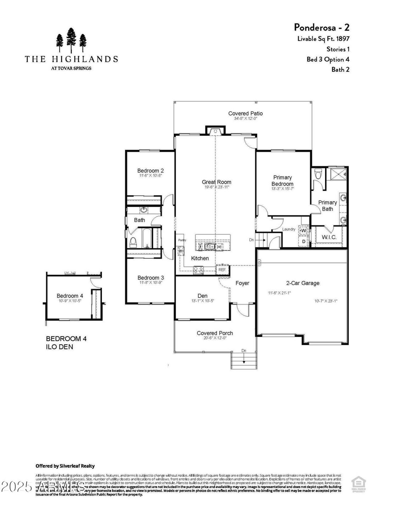 Ponderosa Floorplan