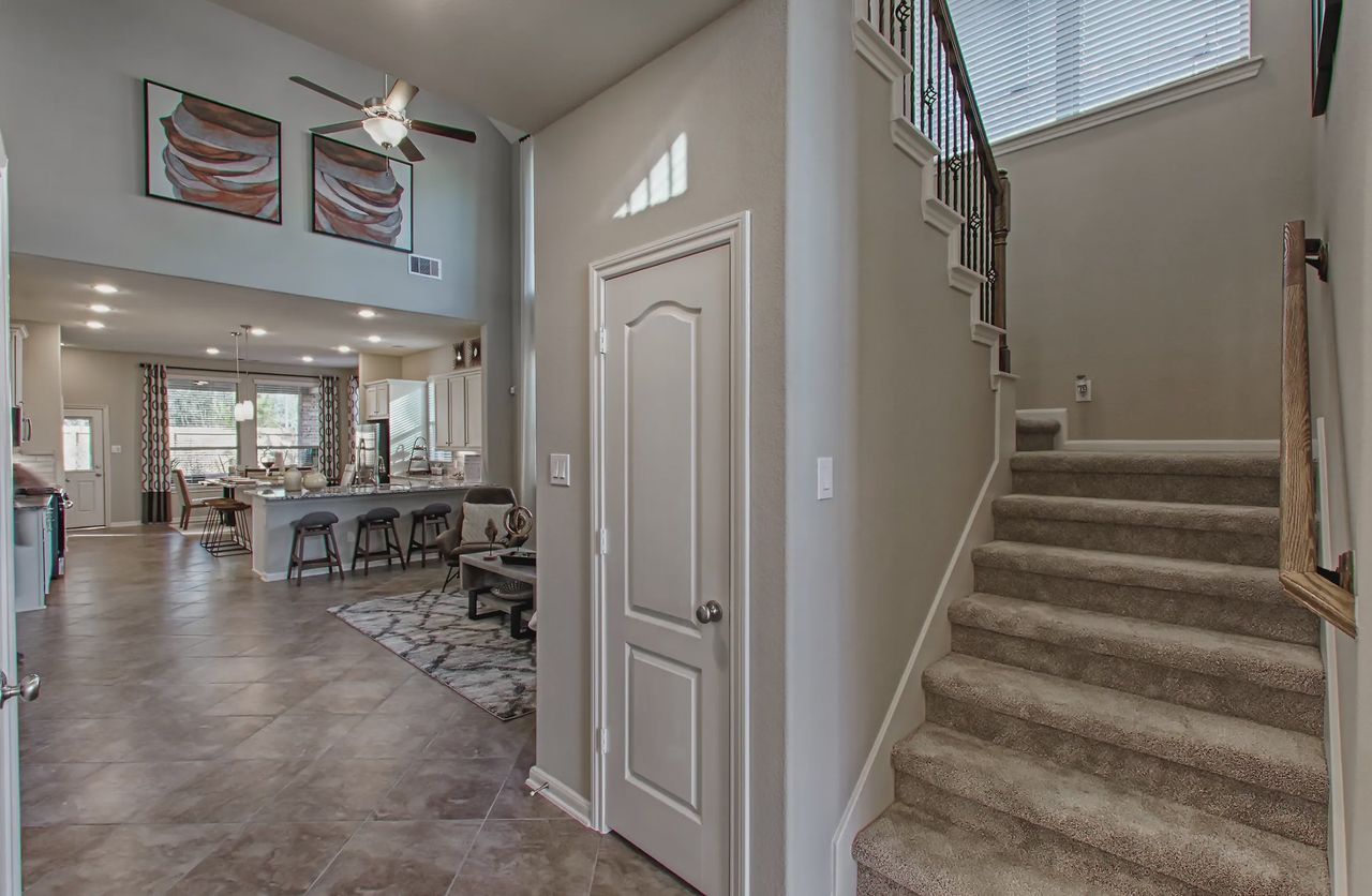 Representative furnished interior of a home built from the Lorne by Chesmar Homes in Jordan Ranch 55's, Fulshear (Image 2). Representative furnished interior of a home built from the Lorne by Chesmar Homes in Jordan Ranch 55's, Fulshear (Image 2).