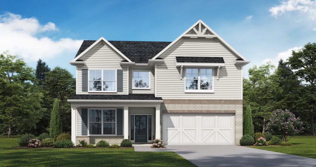 Representative exterior photo of a completed home built from the Lakewood by McKinley Homes in Highland Park, Stonecrest, GA (Image 2).