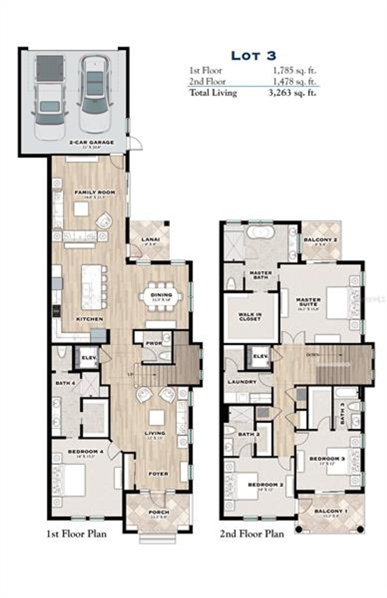 2D floor plan layout of this home in , Safety Harbor, FL (Image 2).