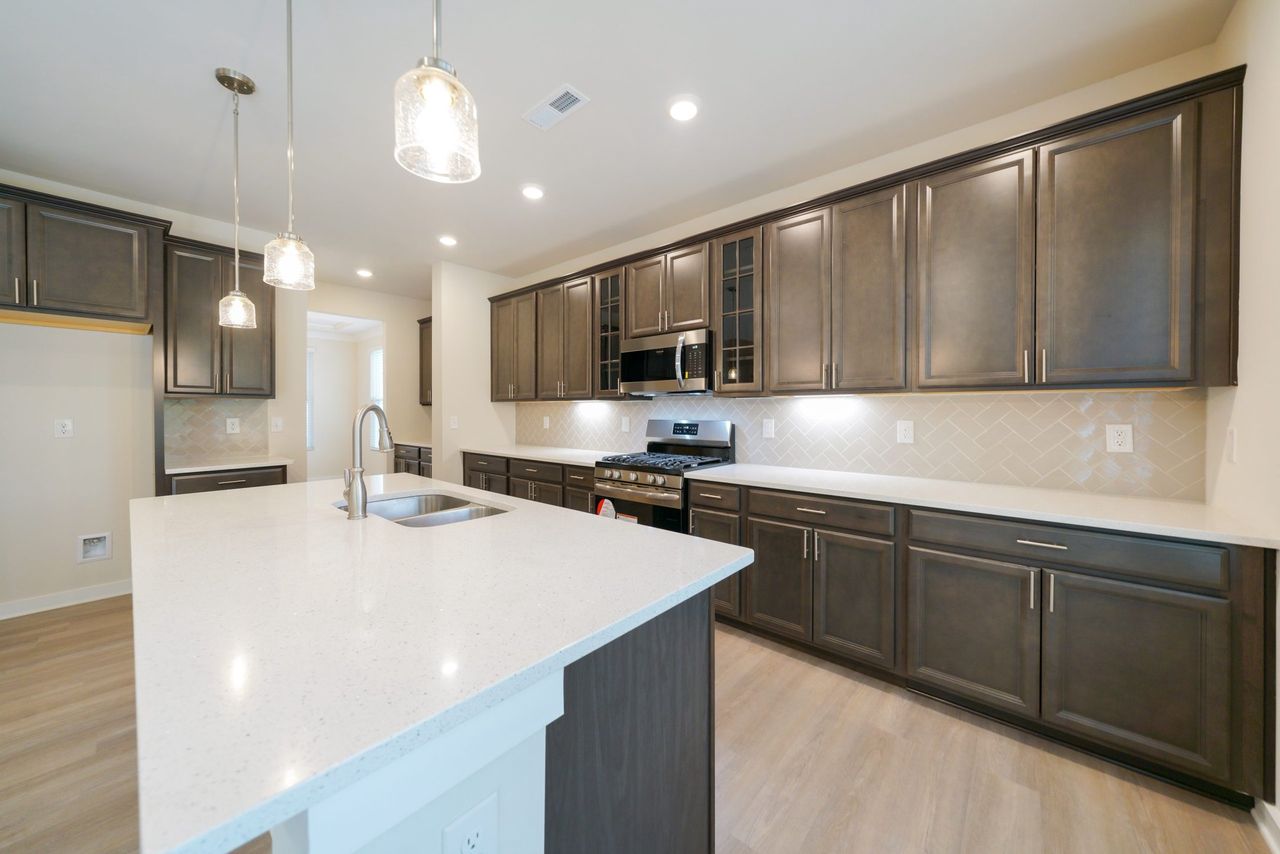 Representative furnished interior of a home built from the Hickory 3092 by Accent Homes Carolinas in Kinghurst Cove, Charlotte (Image 2).