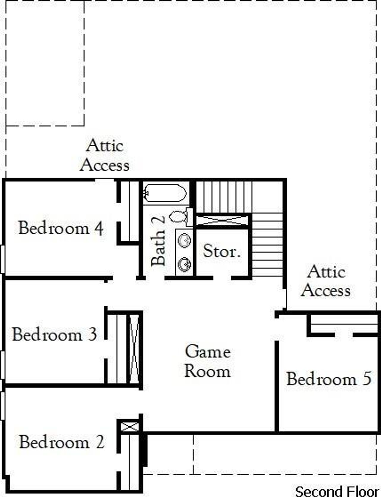 Howard Floorplan 2nd Floor