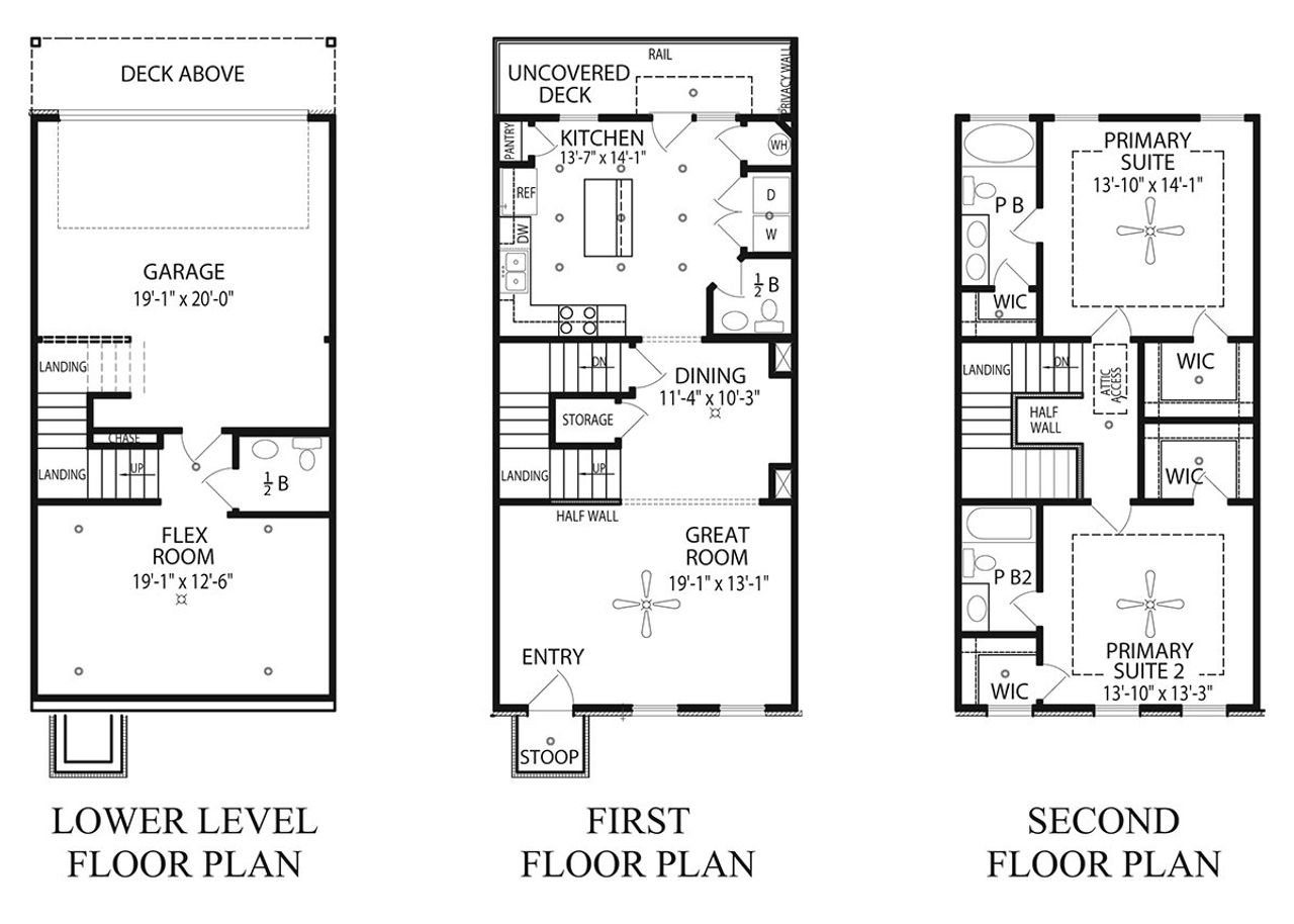 Higland II, 2-Bedroom Townhome
