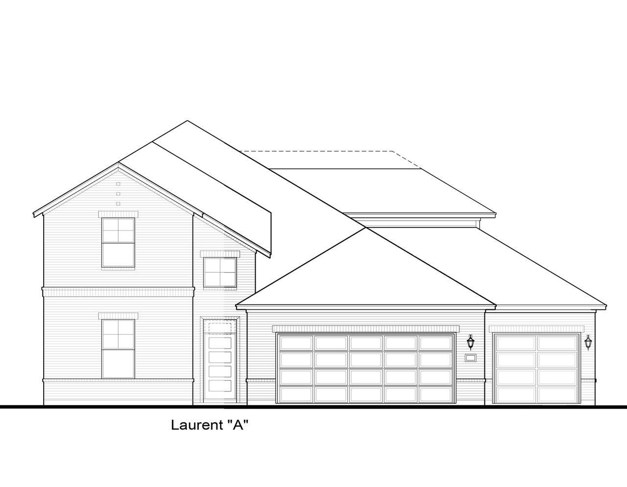 Representative rendering of the exterior for the Laurent 60s by First America Homes (Image 2).