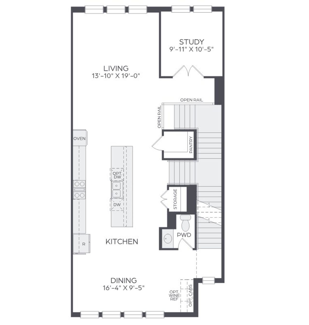 2D floor plan layout for the Stewart by Cadence Homes in Linkside Las Colinas, Irving, TX (Image 2). 2D floor plan layout for the Stewart by Cadence Homes in Linkside Las Colinas, Irving, TX (Image 2).