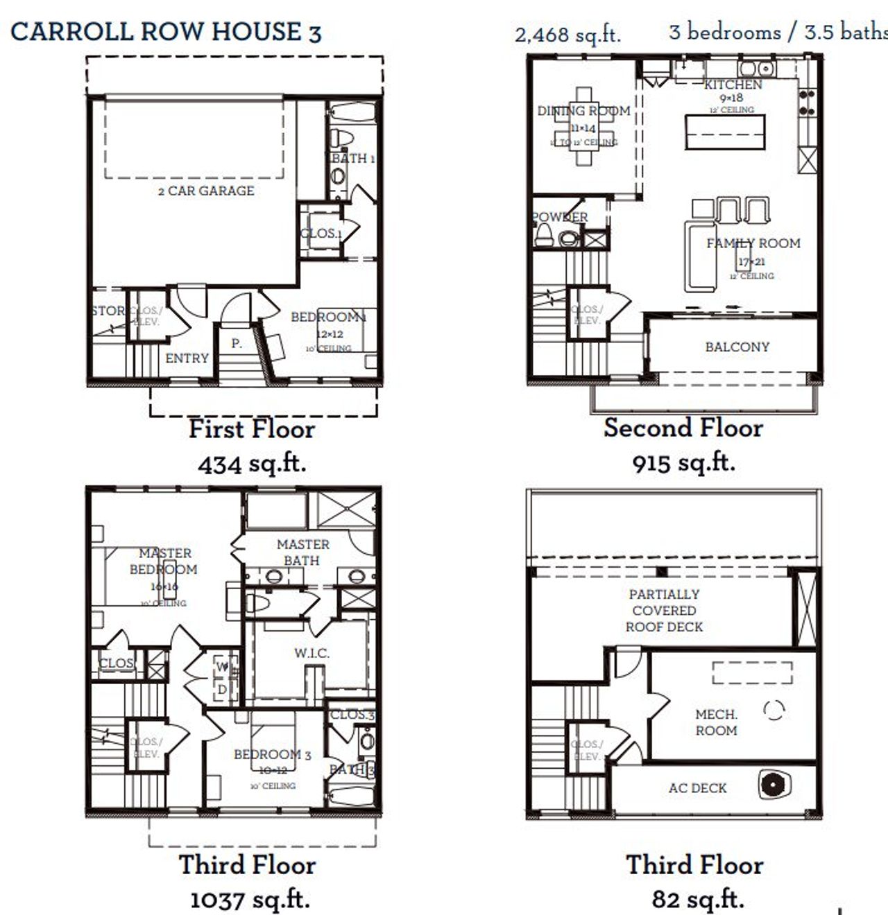 2D floor plan layout of this home in Foundry Row, Fort Worth, TX (Image 2). 2D floor plan layout of this home in Foundry Row, Fort Worth, TX (Image 2).