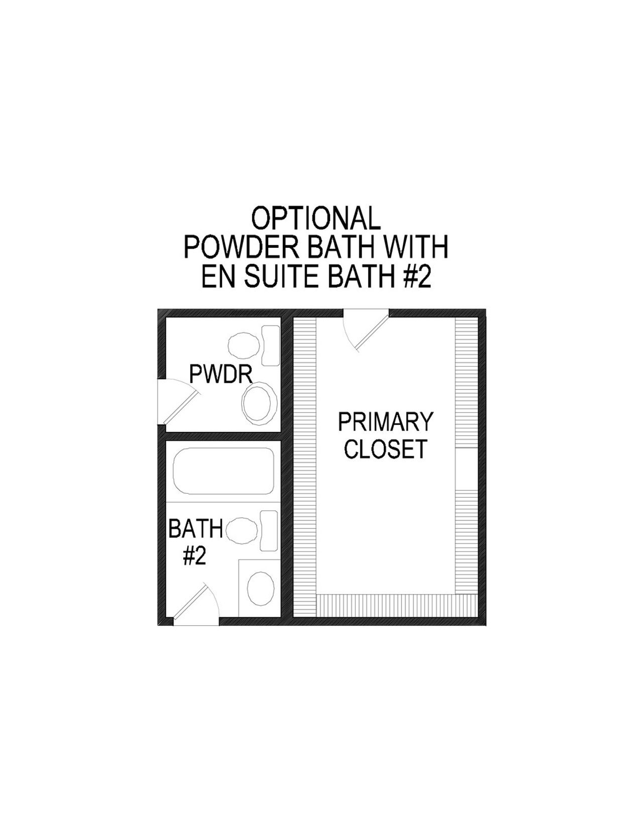 2D floor plan layout of this home in Cambridge Estates - Harwood, Prosper, TX (Image 2).