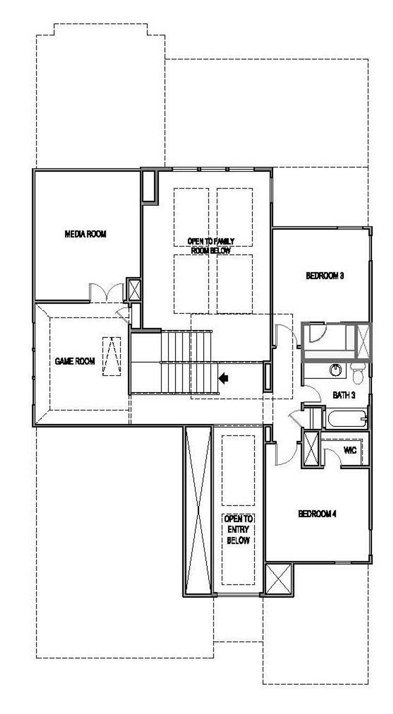 2D floor plan layout of this home in Blackhawk, Pflugerville, TX (Image 2). 2D floor plan layout of this home in Blackhawk, Pflugerville, TX (Image 2).