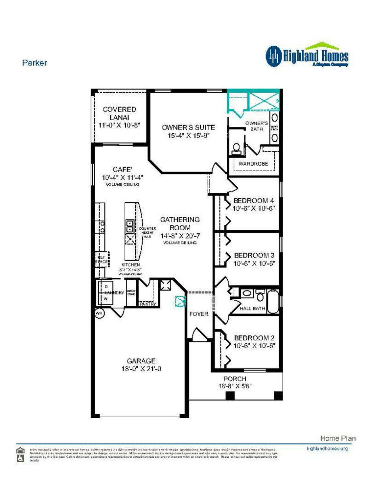 Parker - Home Layout
