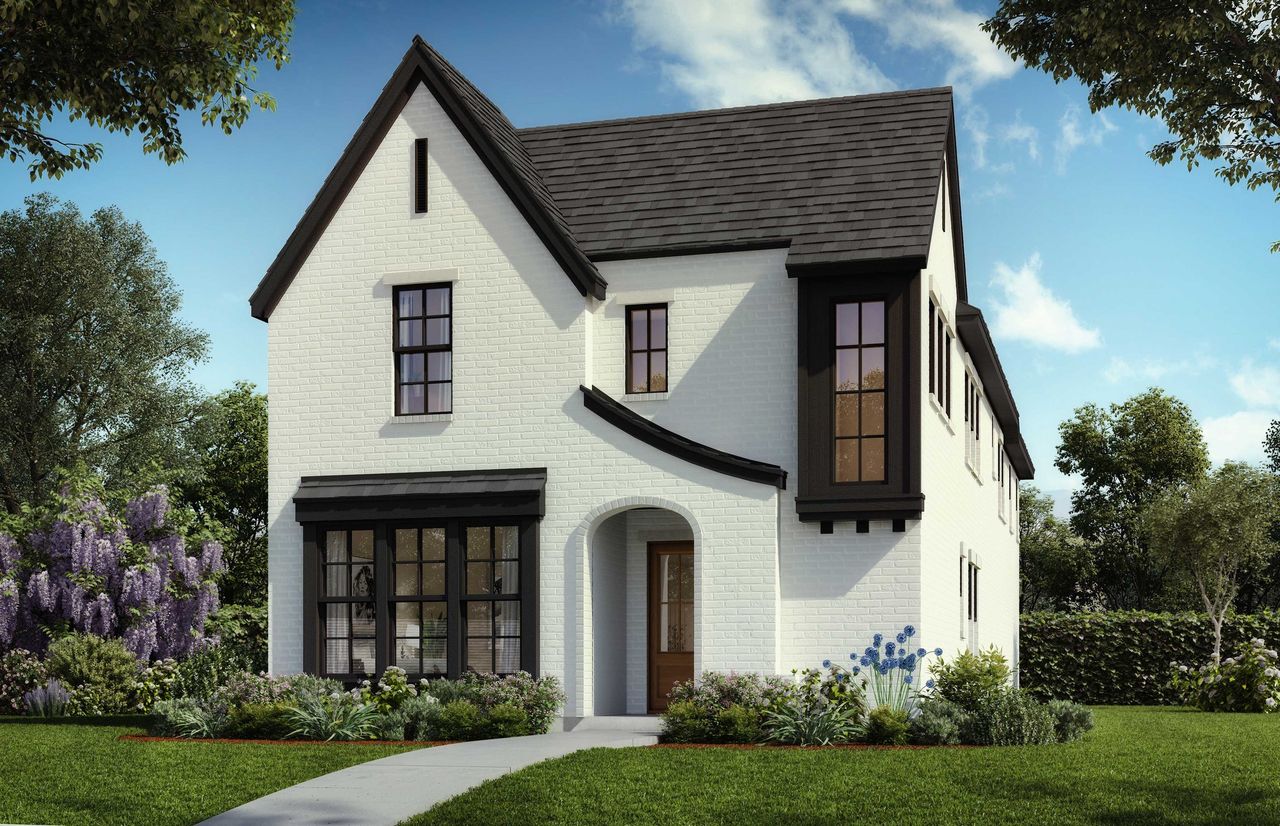 Representative exterior photo of a completed home built from the Fritch - 3124F by Shaddock Homes in Fields - 40' Lots, Frisco, TX (Image 2). Representative exterior photo of a completed home built from the Fritch - 3124F by Shaddock Homes in Fields - 40' Lots, Frisco, TX (Image 2).