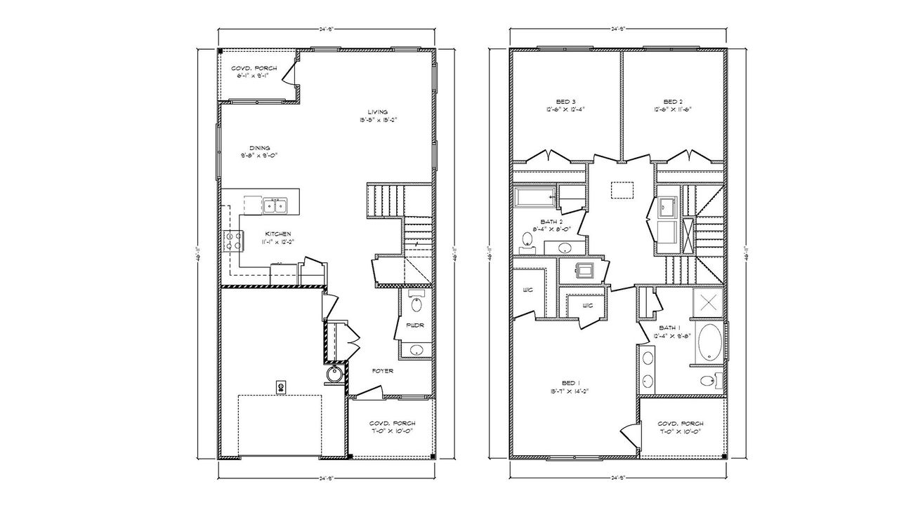 2D floor plan layout of this home in Sanctuary Beach, Panama City Beach, FL (Image 2).