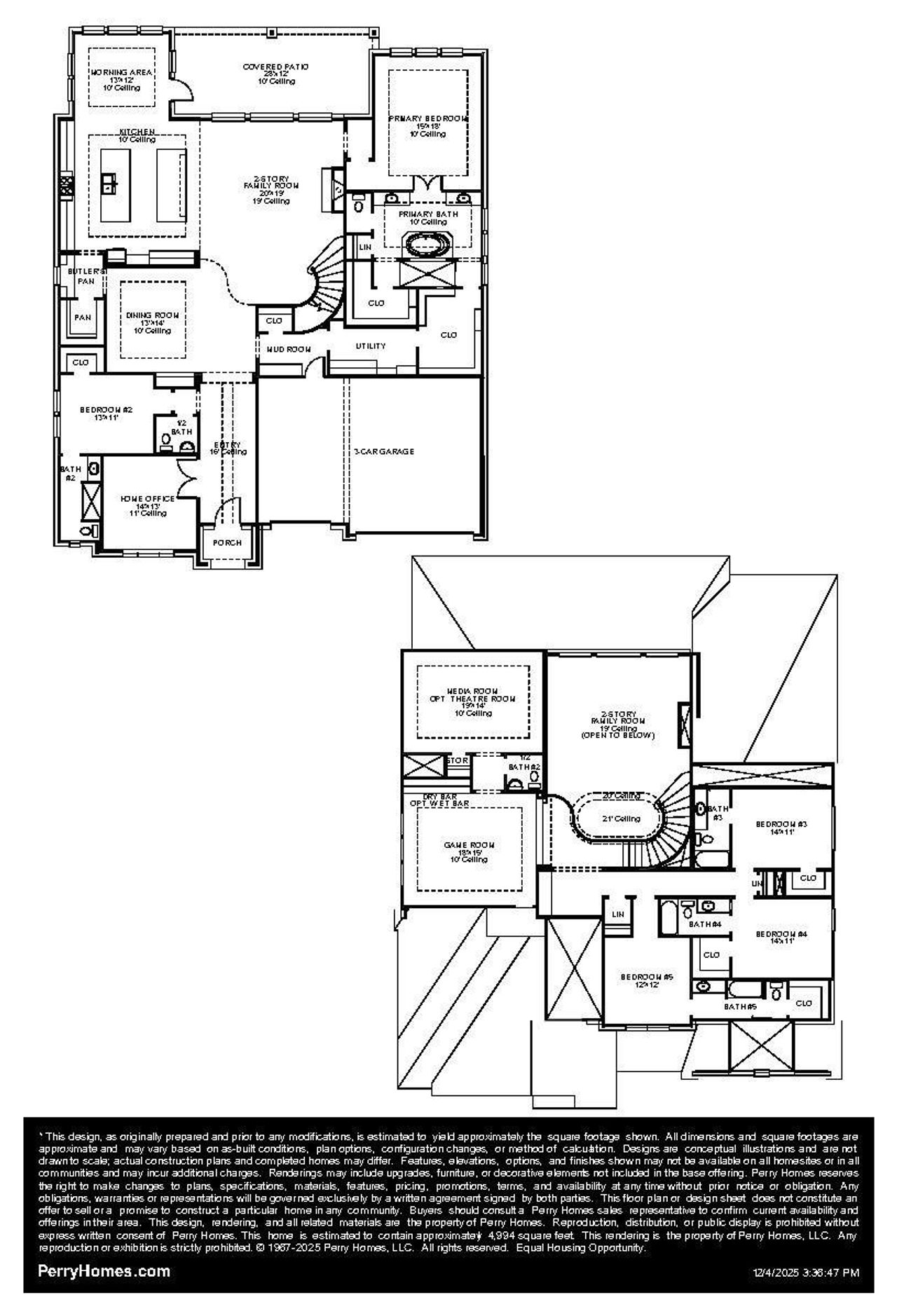 2D floor plan layout of this home in Briarley, Montgomery, TX (Image 2).
