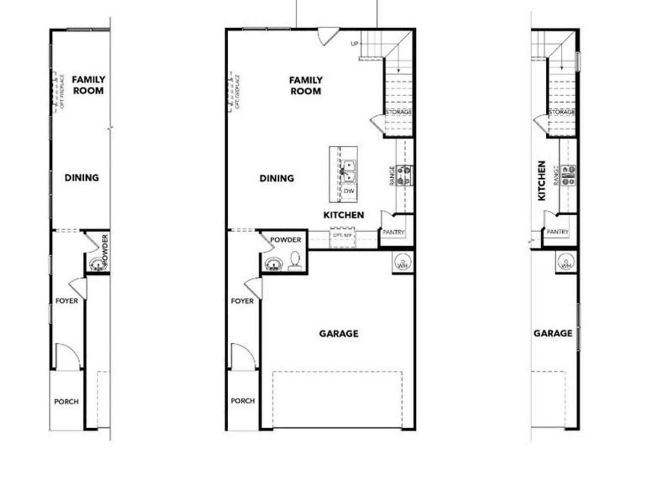 2D floor plan layout of this home in Hemingway, Cumming, GA (Image 2).