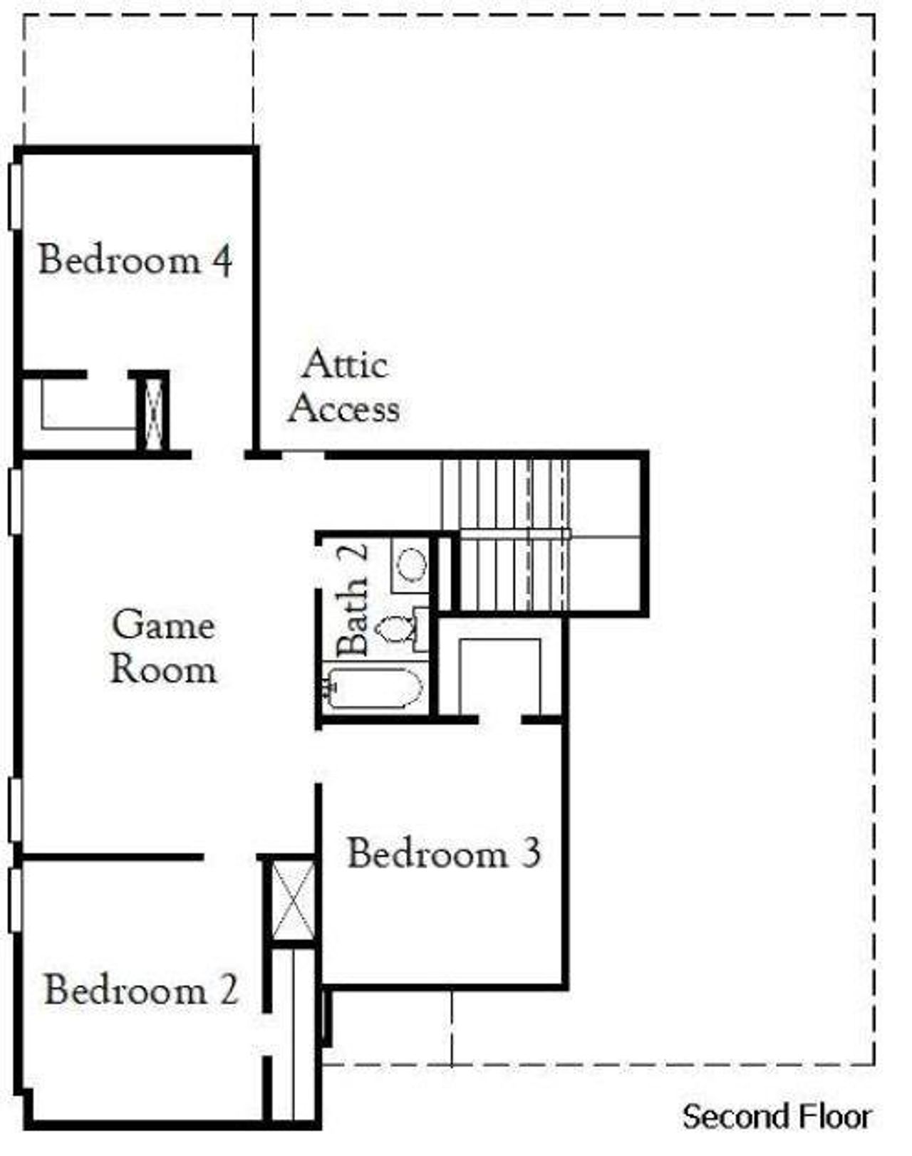 2nd Floorplan - Representative Photo