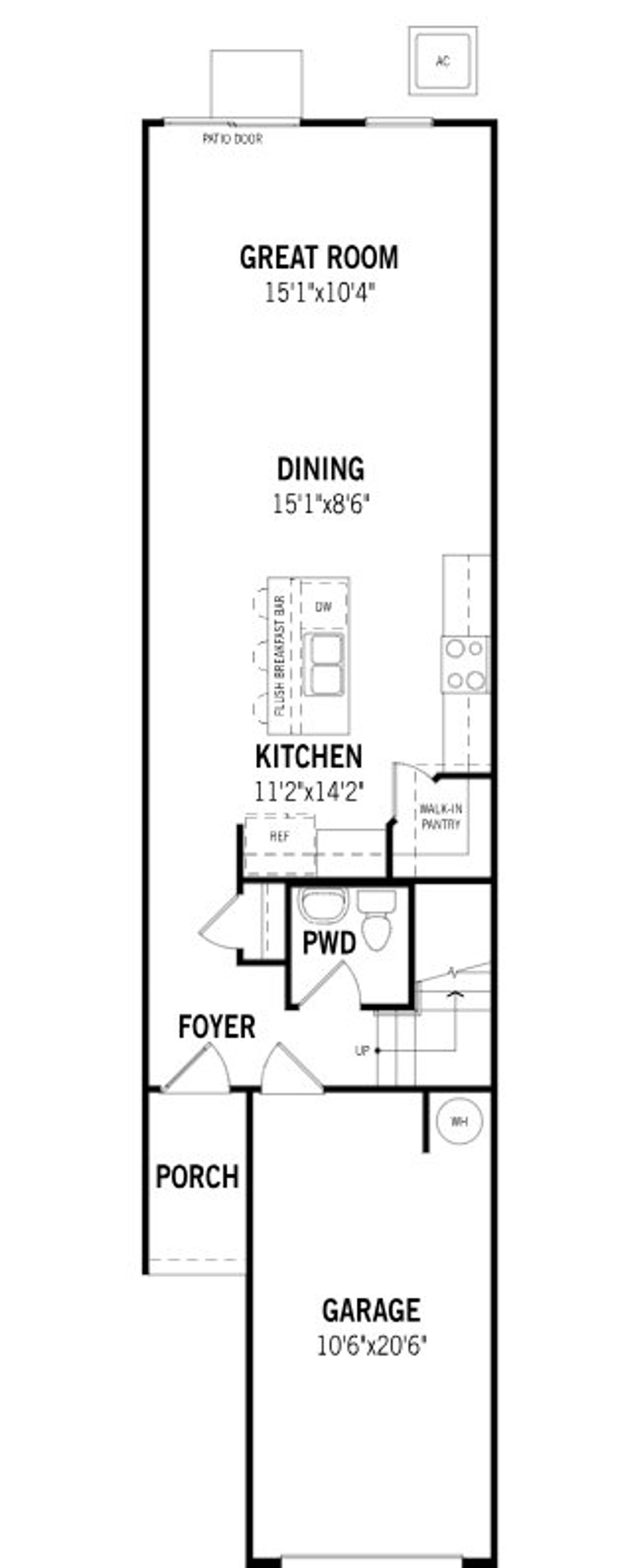 2D floor plan layout of this home in Egret Creek, Jacksonville, FL (Image 2). 2D floor plan layout of this home in Egret Creek, Jacksonville, FL (Image 2).