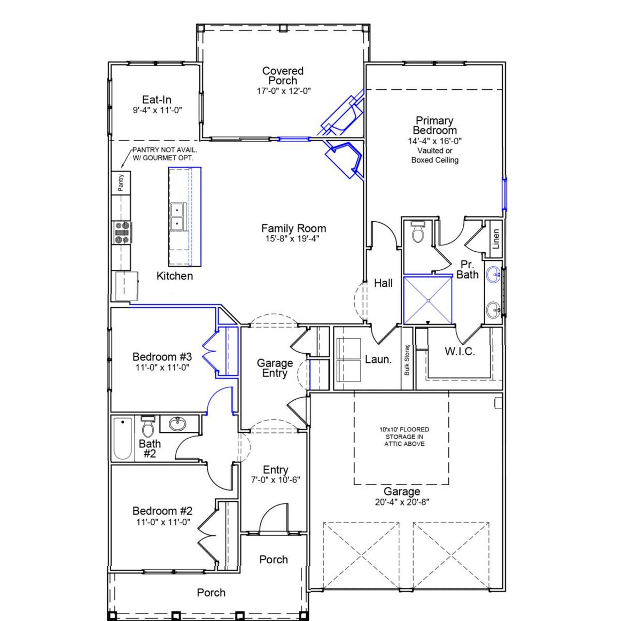 2D floor plan layout of this home in Brayden, Advance, NC (Image 2). 2D floor plan layout of this home in Brayden, Advance, NC (Image 2).
