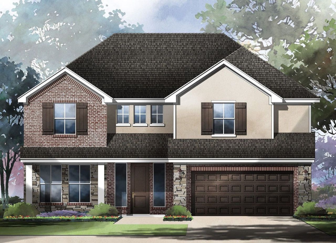 Segovia Floor Plan in The Colony 55', Bastrop | Sitterle Homes Elevation B