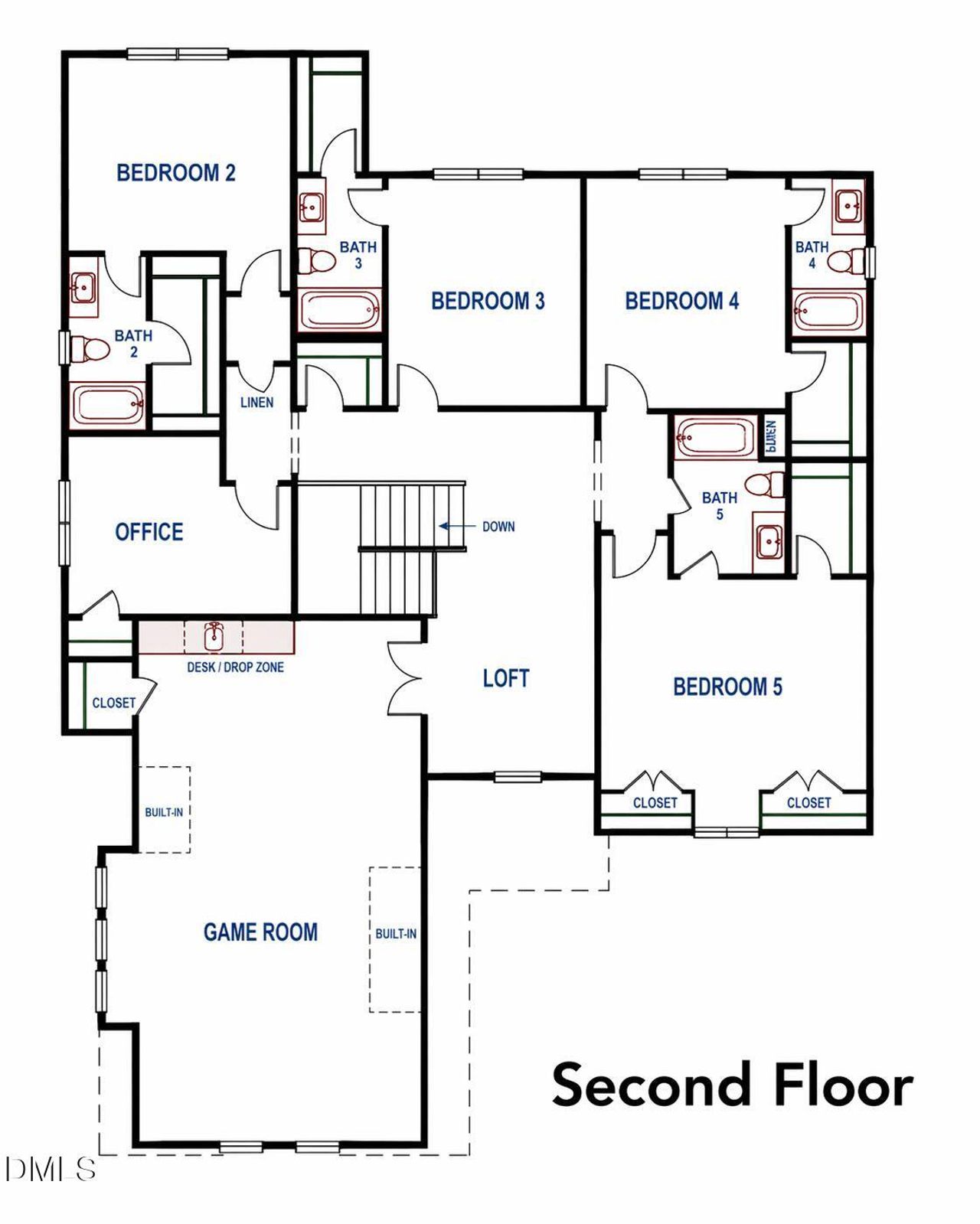 Floor Plan Second Floor