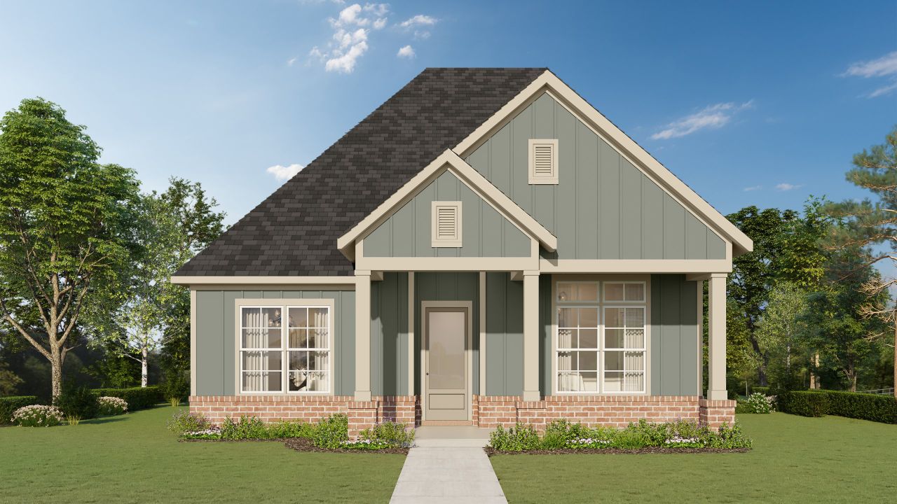 Representative exterior photo of a completed home built from the Carter by Grant & Co in Union Depot, Bartlett, TN (Image 2).