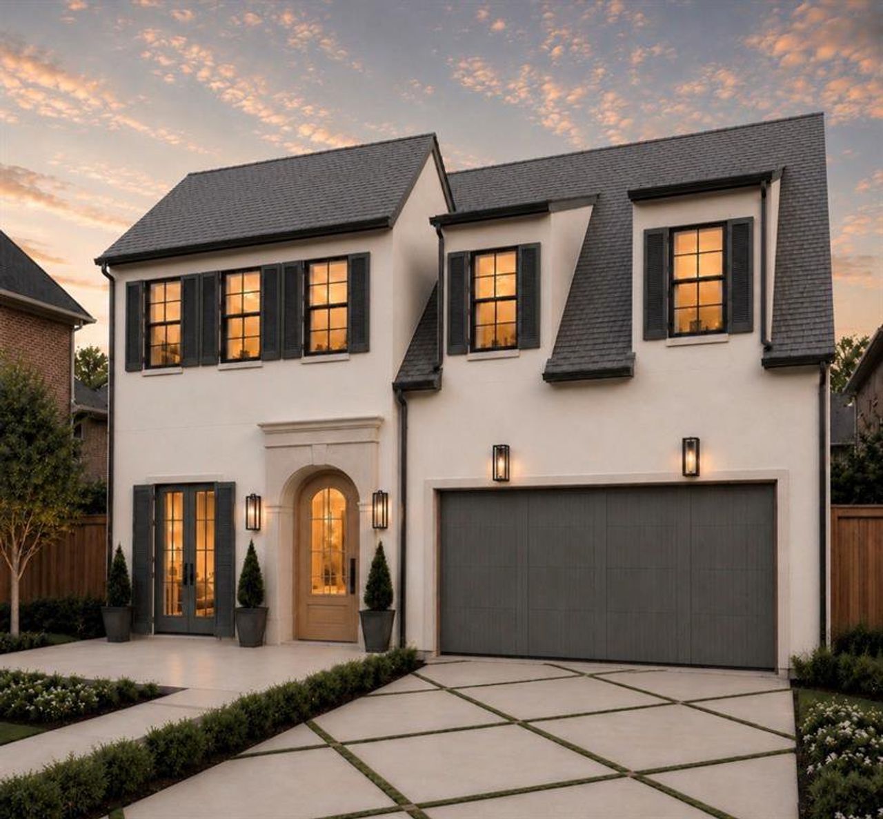 Front exterior of a new home in , Dallas, TX, highlighting curb appeal (Image 2).