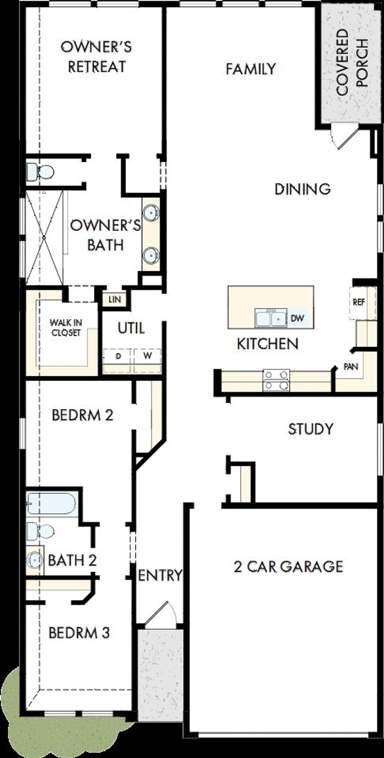 2D floor plan layout of this home in Mayfair - Select Classic Series, New Braunfels, TX (Image 2). 2D floor plan layout of this home in Mayfair - Select Classic Series, New Braunfels, TX (Image 2).