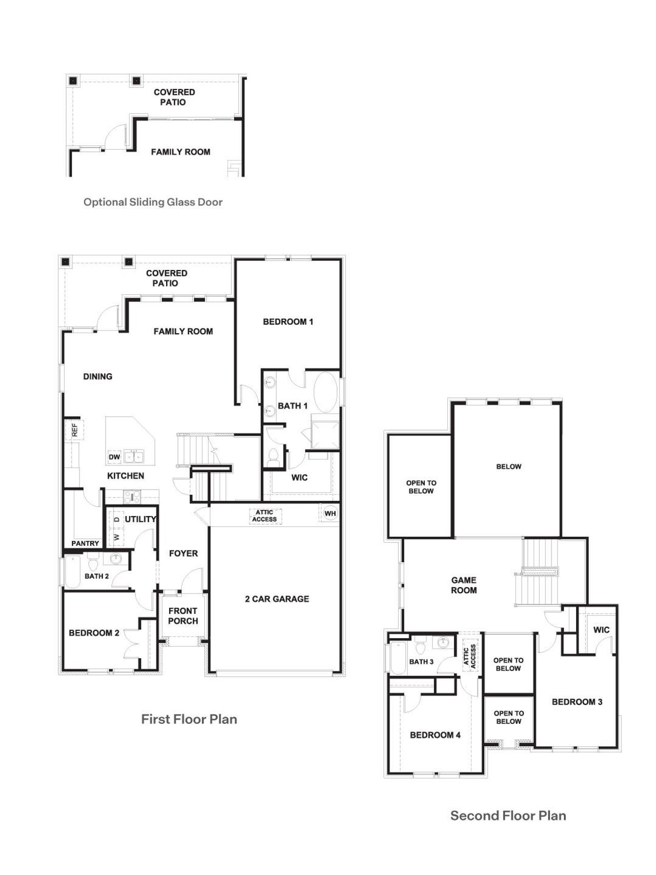 2D floor plan layout of this home in , Leander, TX (Image 2).