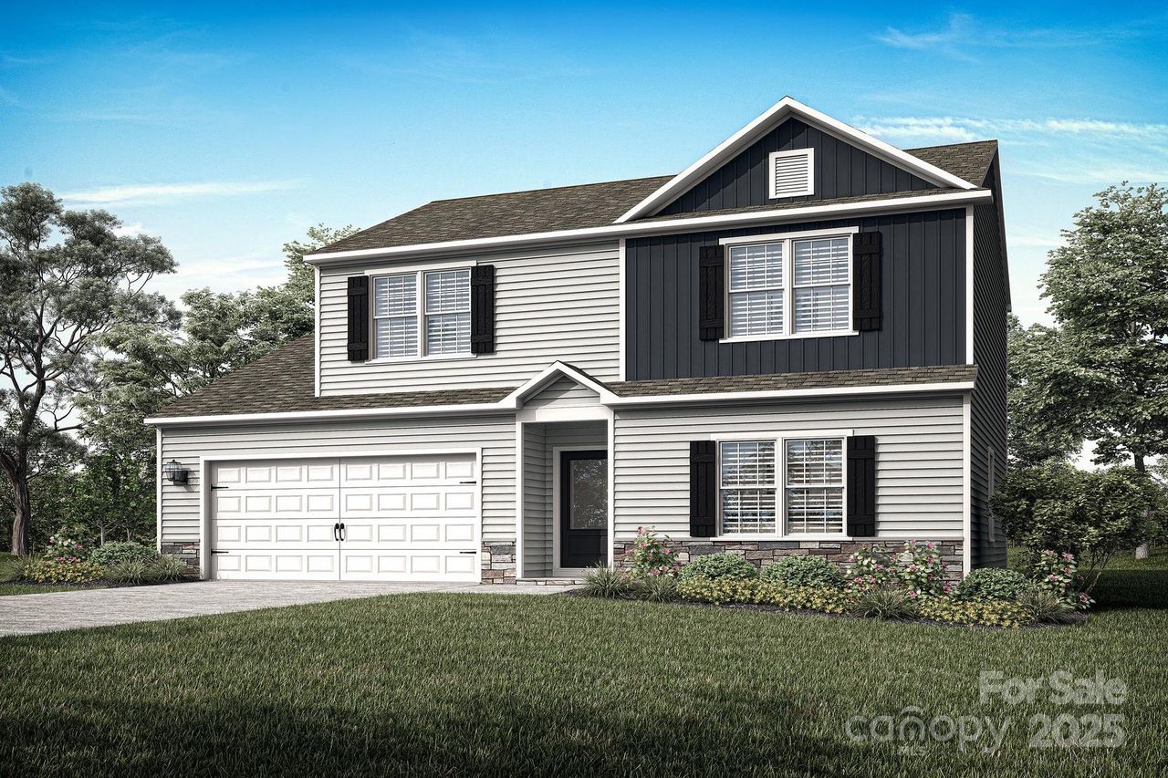 Front exterior of a new home in , Winston-Salem, NC, highlighting curb appeal (Image 2).