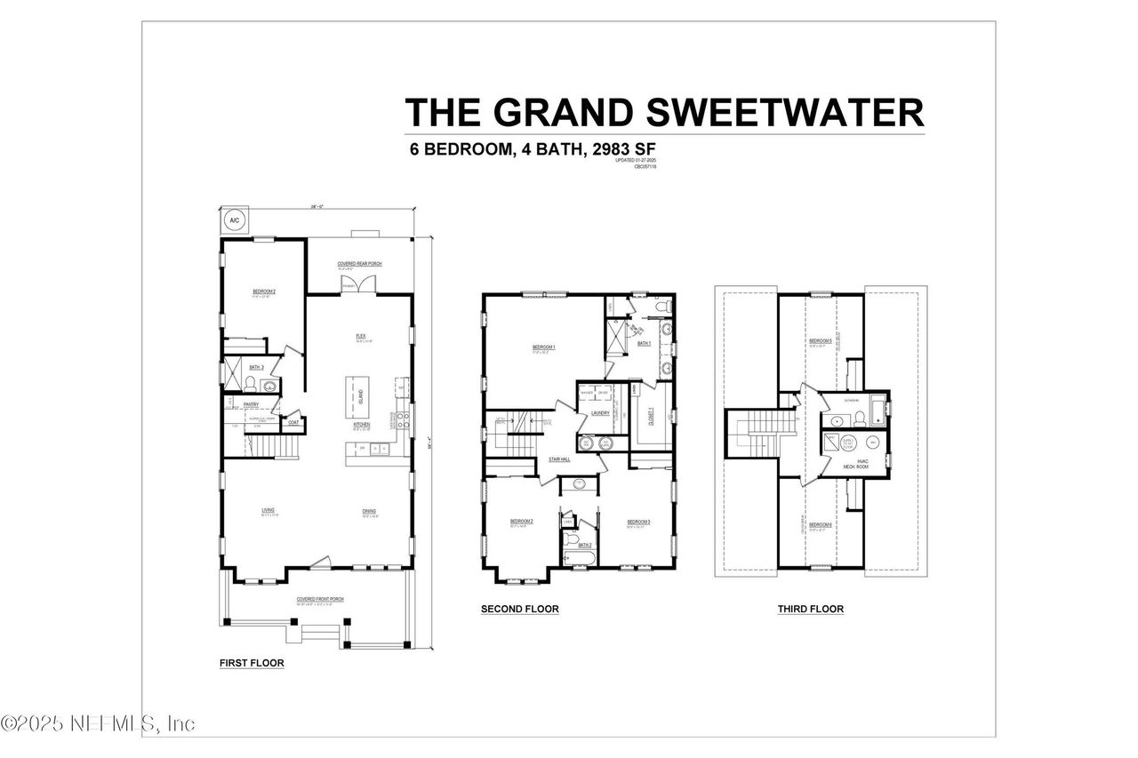 2D floor plan layout of this home in , Jacksonville, FL (Image 2).