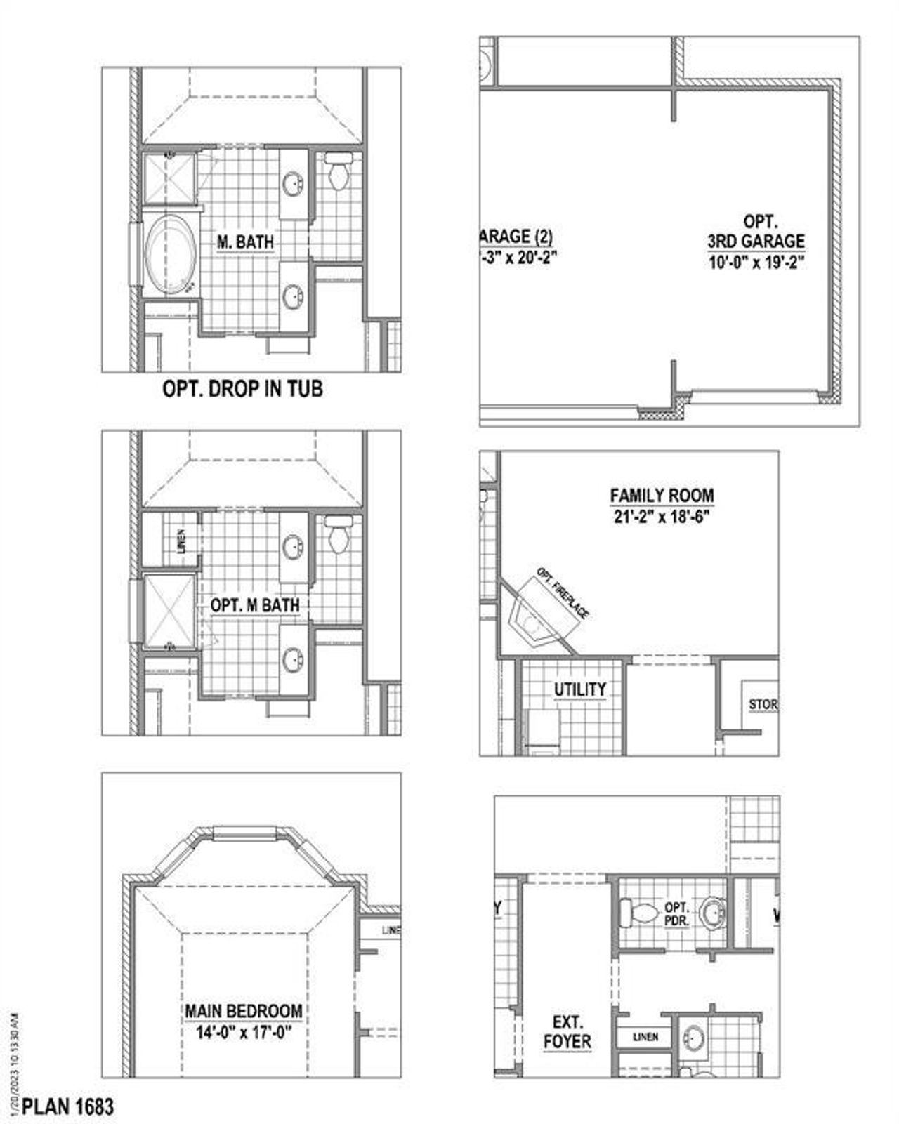 Floor plan options
