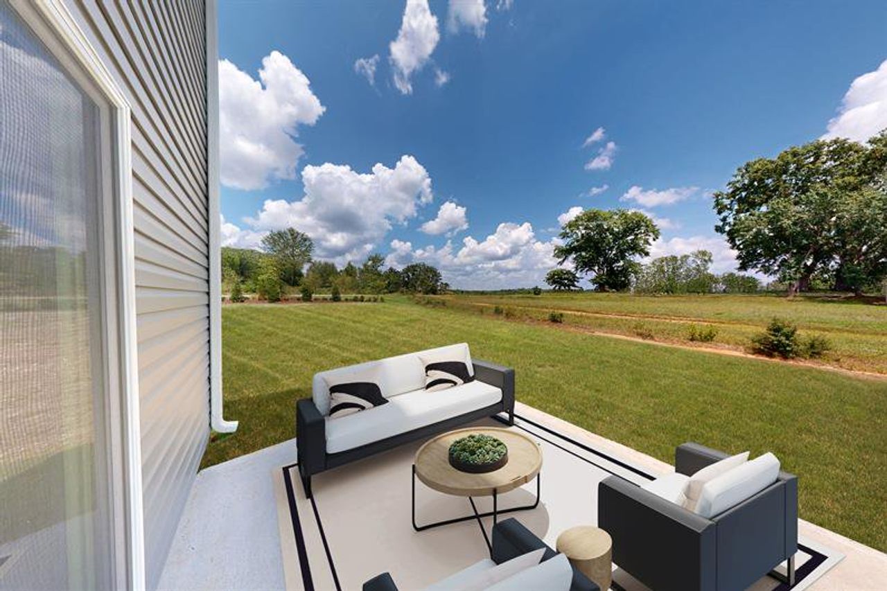 Representative exterior details of a home built from the Sequoia by Ryan Homes in Overture Pointe Single Family, Hickory (Image 2).