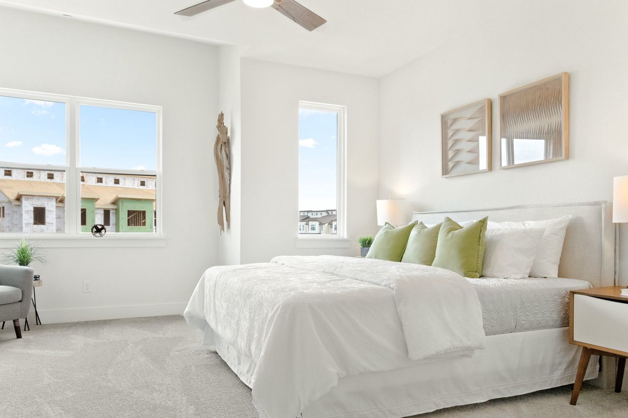 Representative furnished interior of a home built from the Turnberry by Grenadier Homes in The Tribute, The Colony (Image 2).