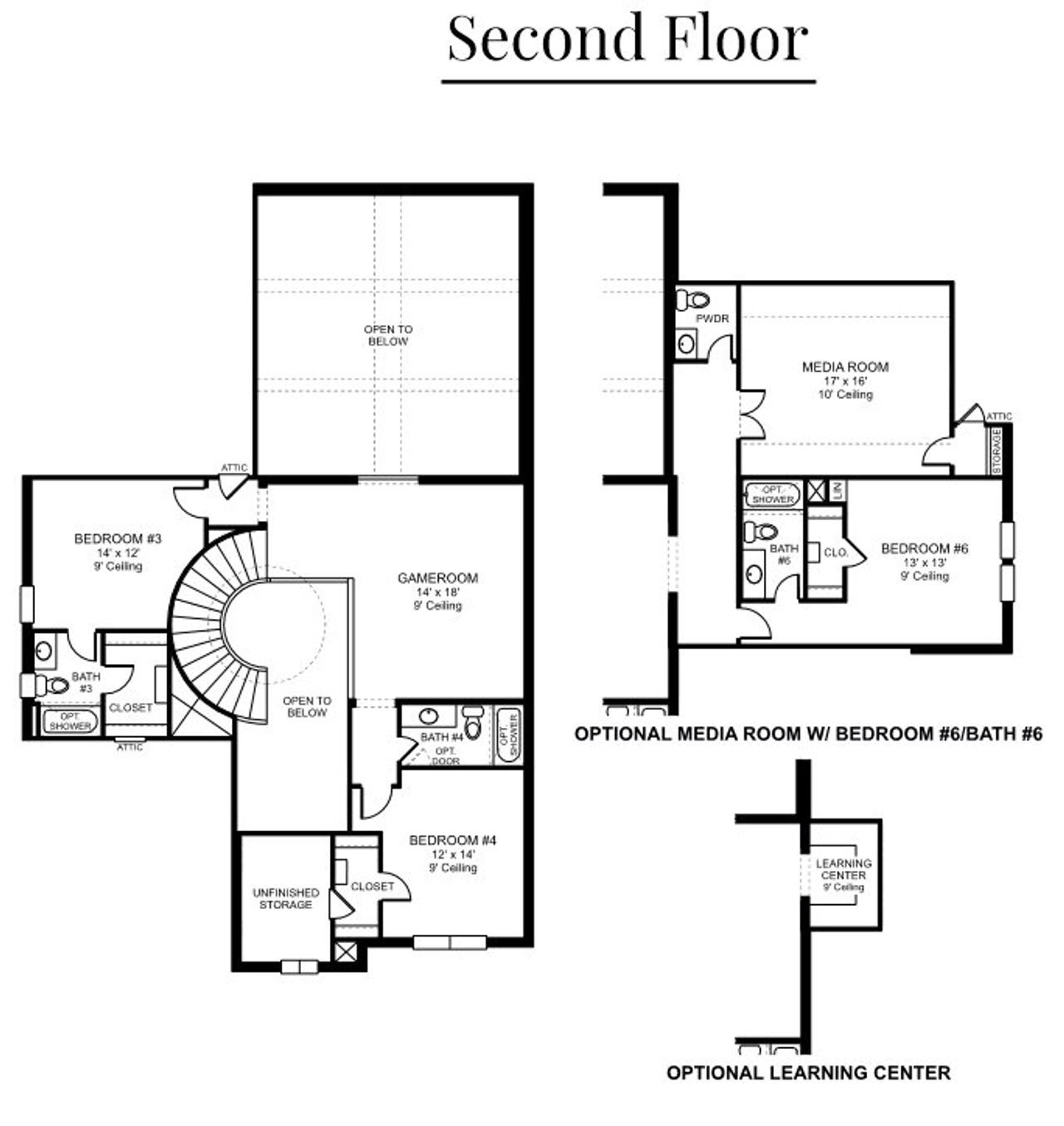 2D floor plan layout for the Plan 7031 by Tradition Homes in Mustang Lakes – 86’, Celina, TX (Image 2). 2D floor plan layout for the Plan 7031 by Tradition Homes in Mustang Lakes – 86’, Celina, TX (Image 2).