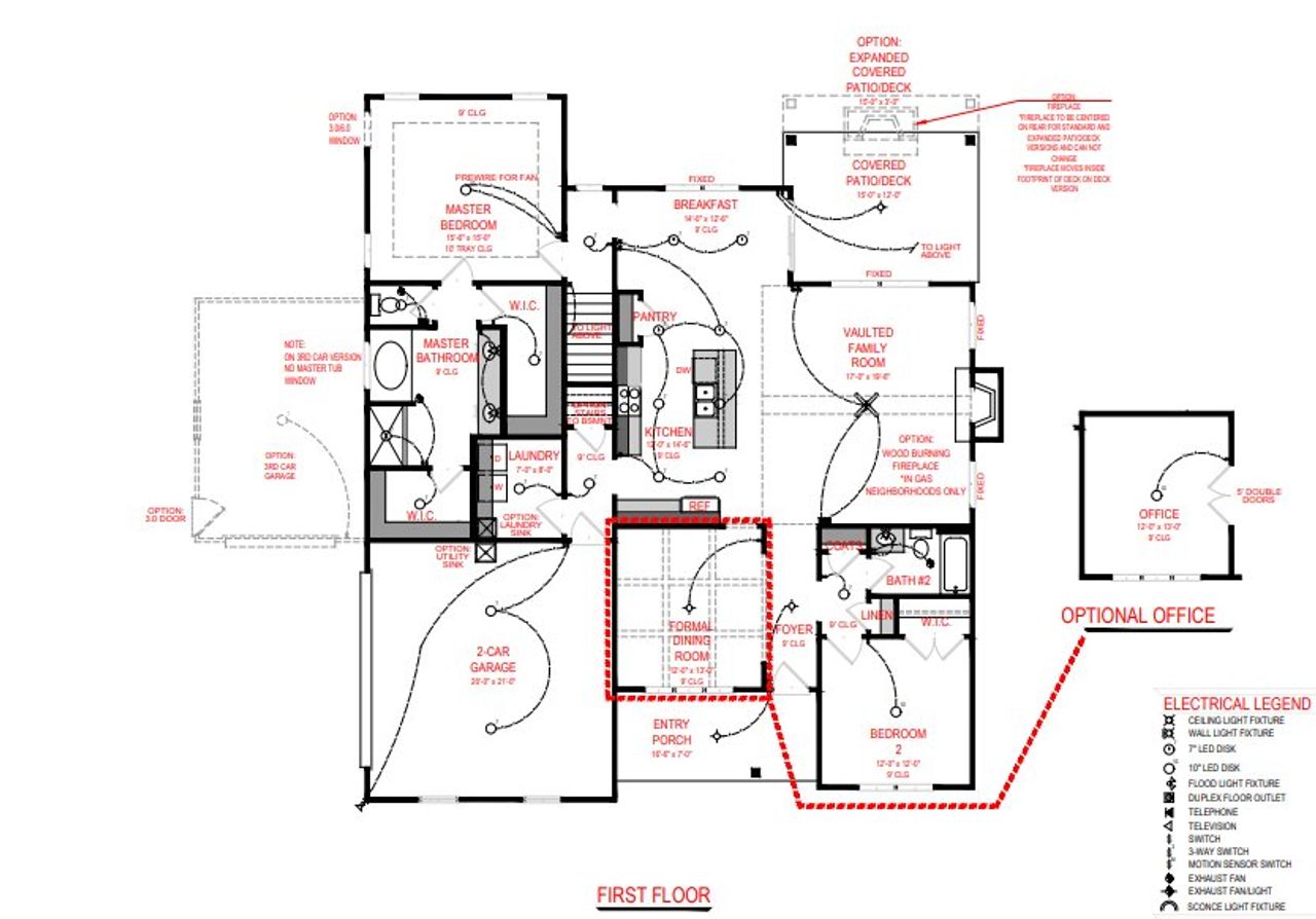 2D floor plan layout for the Dansby B D by Freedom Home Builders in Crestwick, Griffin, GA (Image 2). 2D floor plan layout for the Dansby B D by Freedom Home Builders in Crestwick, Griffin, GA (Image 2).