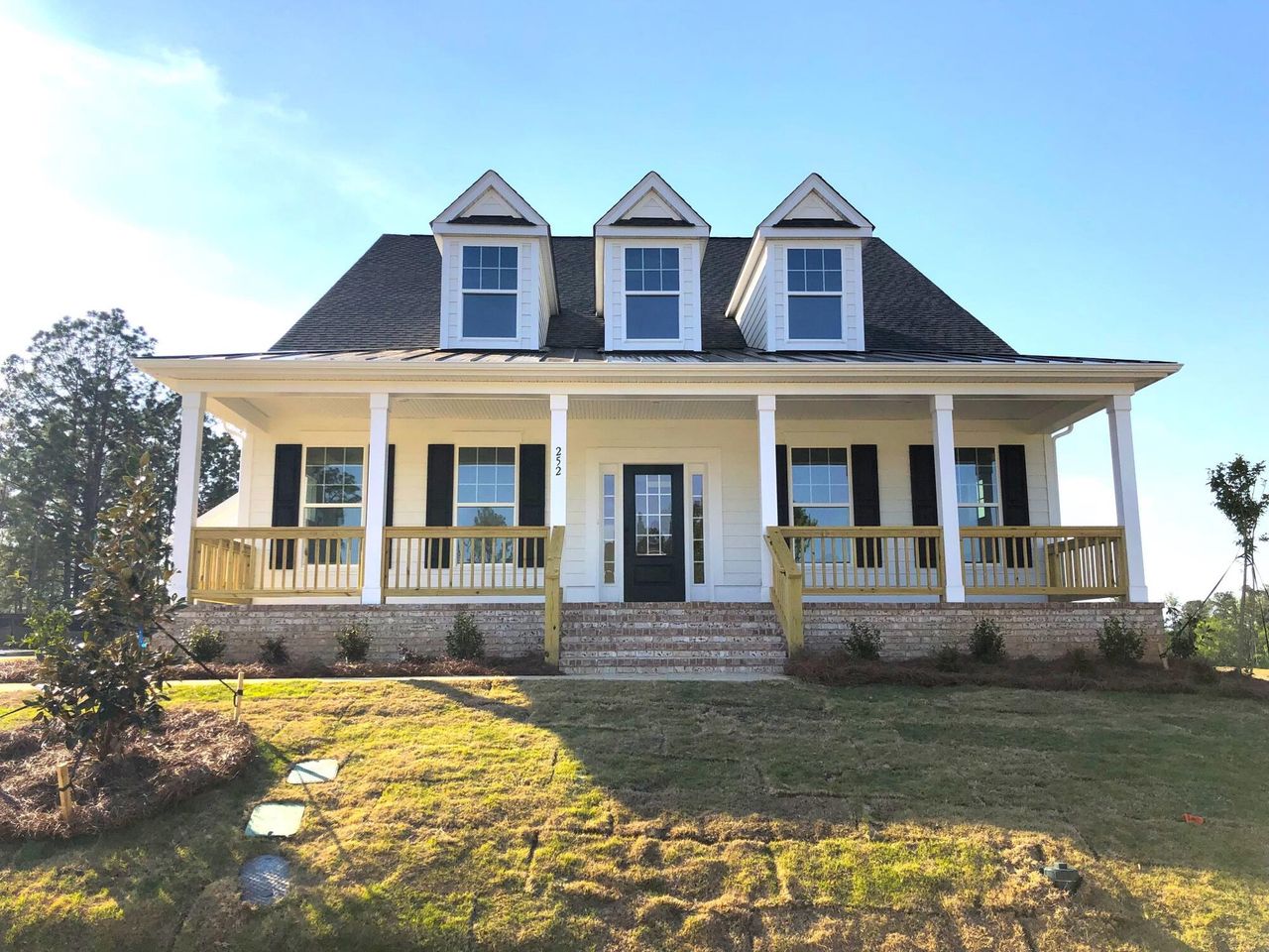 Front exterior of a new home in Colleton Park, Aiken, SC, highlighting curb appeal (Image 2).