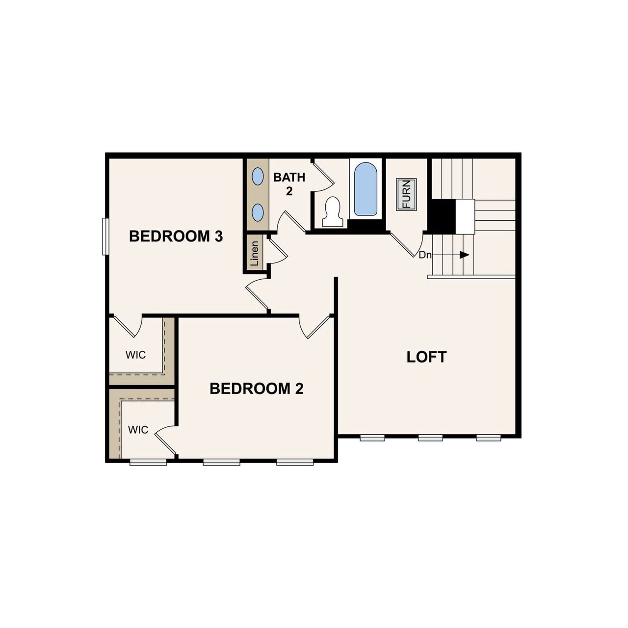 2D floor plan layout of this home in Canebrake at Hickory Hills, Old Hickory, TN (Image 2). 2D floor plan layout of this home in Canebrake at Hickory Hills, Old Hickory, TN (Image 2).