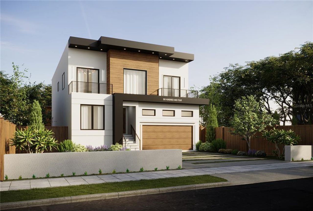 Front exterior of a new home in , Tampa, FL, highlighting curb appeal (Image 2).