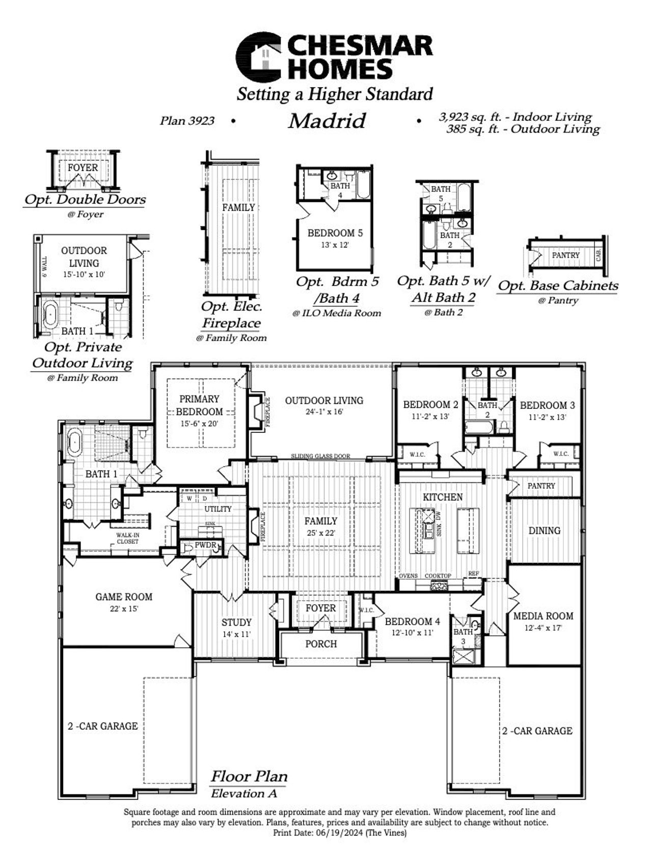 Image 2 representing the Madrid by Chesmar Homes in The Vines, Haslet, TX. Image 2 representing the Madrid by Chesmar Homes in The Vines, Haslet, TX.