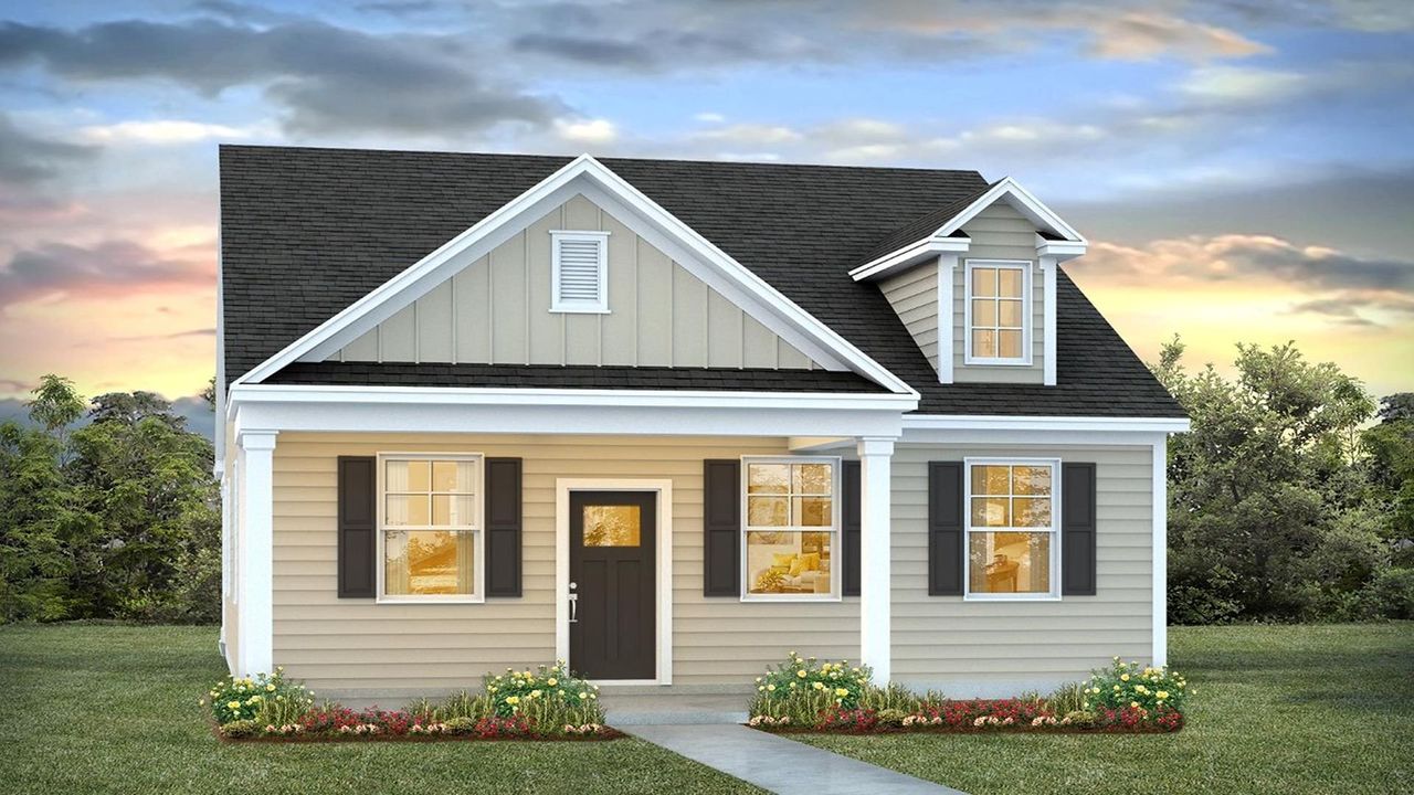Representative exterior photo of a completed home built from the Belmar by D.R. Horton in Altama, Brunswick, GA (Image 2).