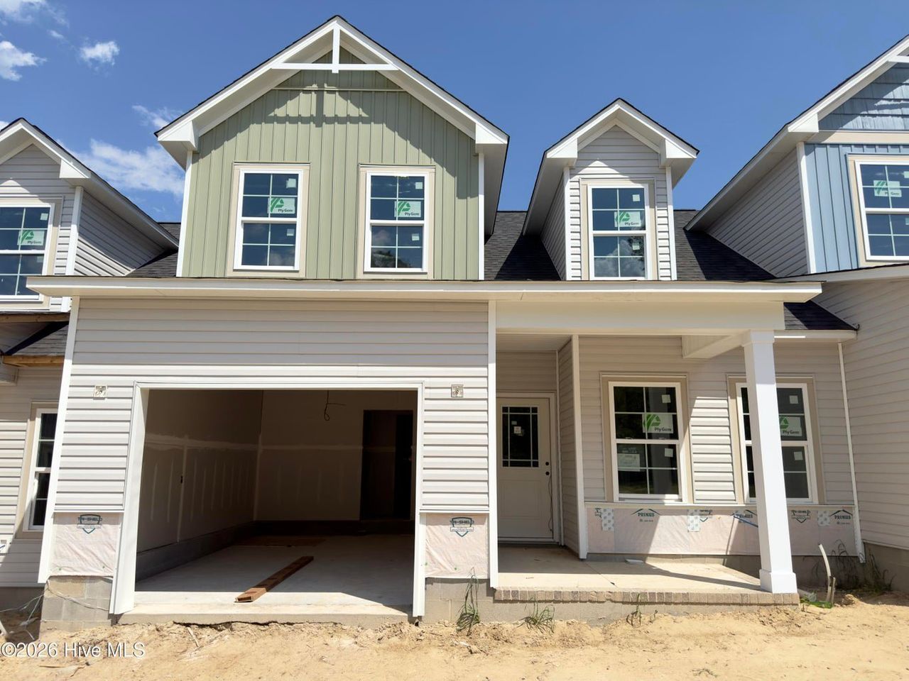 In-progress construction of a new home in Autumn Trail, Bolivia, NC (Image 2).