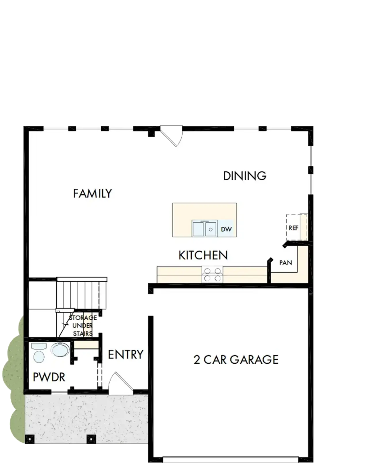 2D floor plan layout of this home in Discover Series - Select, Summerville, SC (Image 2). 2D floor plan layout of this home in Discover Series - Select, Summerville, SC (Image 2).