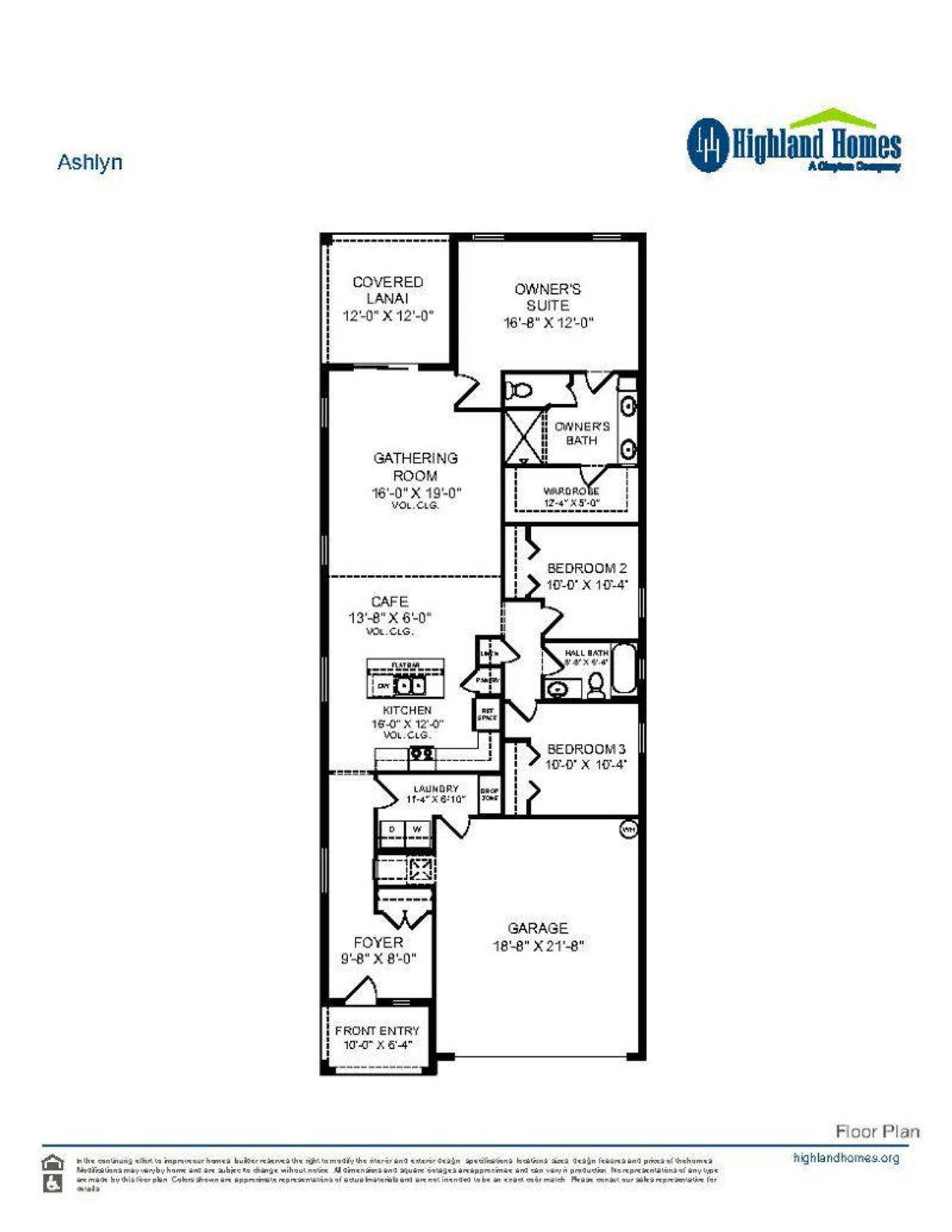 Ashlyn - Home Layout