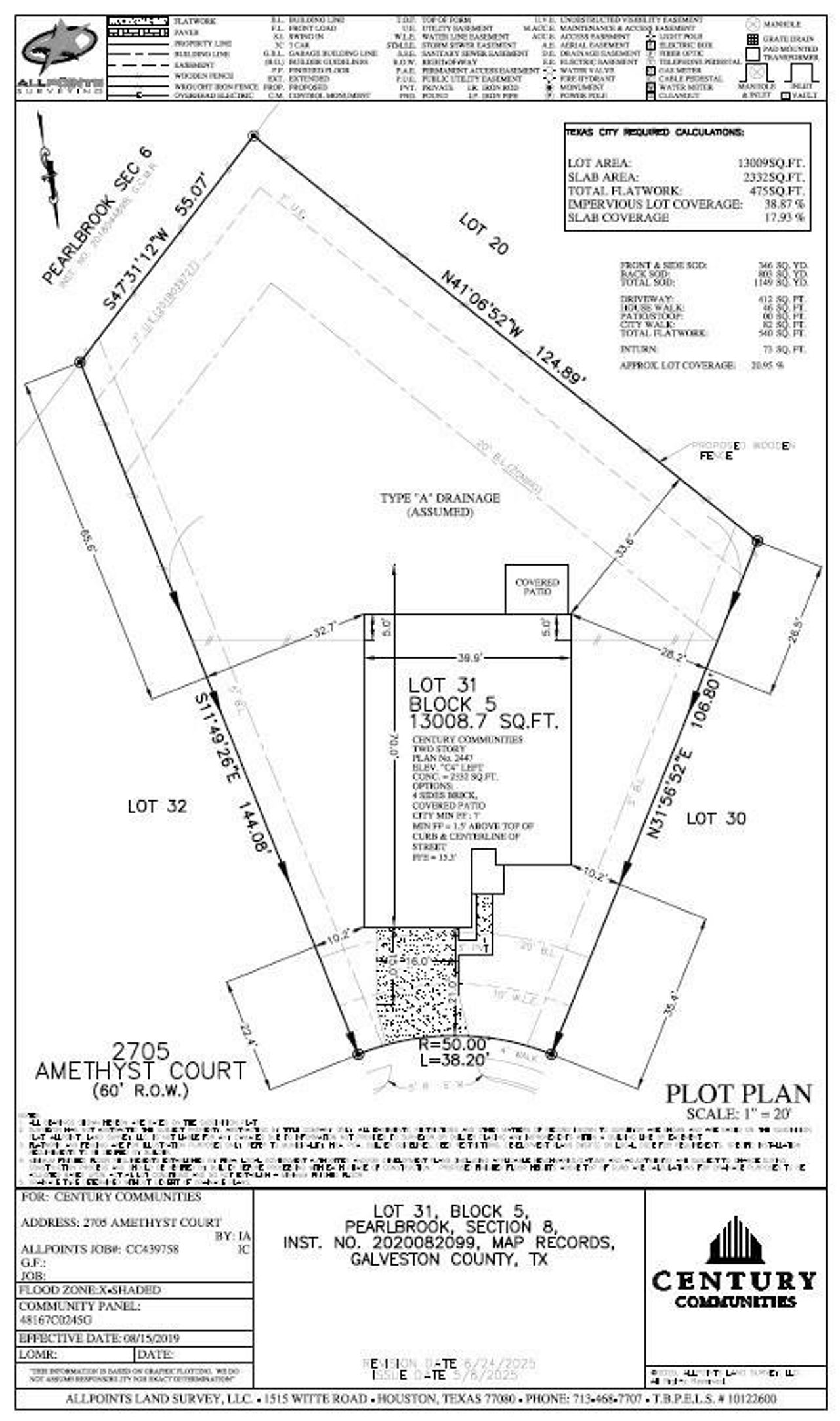 2D floor plan layout of this home in Pearlbrook, Texas City, TX (Image 2).