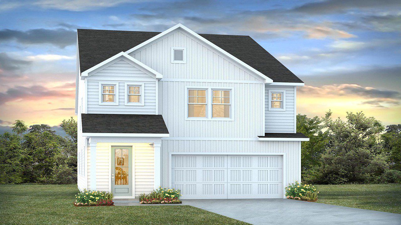 Representative exterior photo of a completed home built from the Plan by D.R. Horton in Sheep Island, Summerville, SC (Image 2).