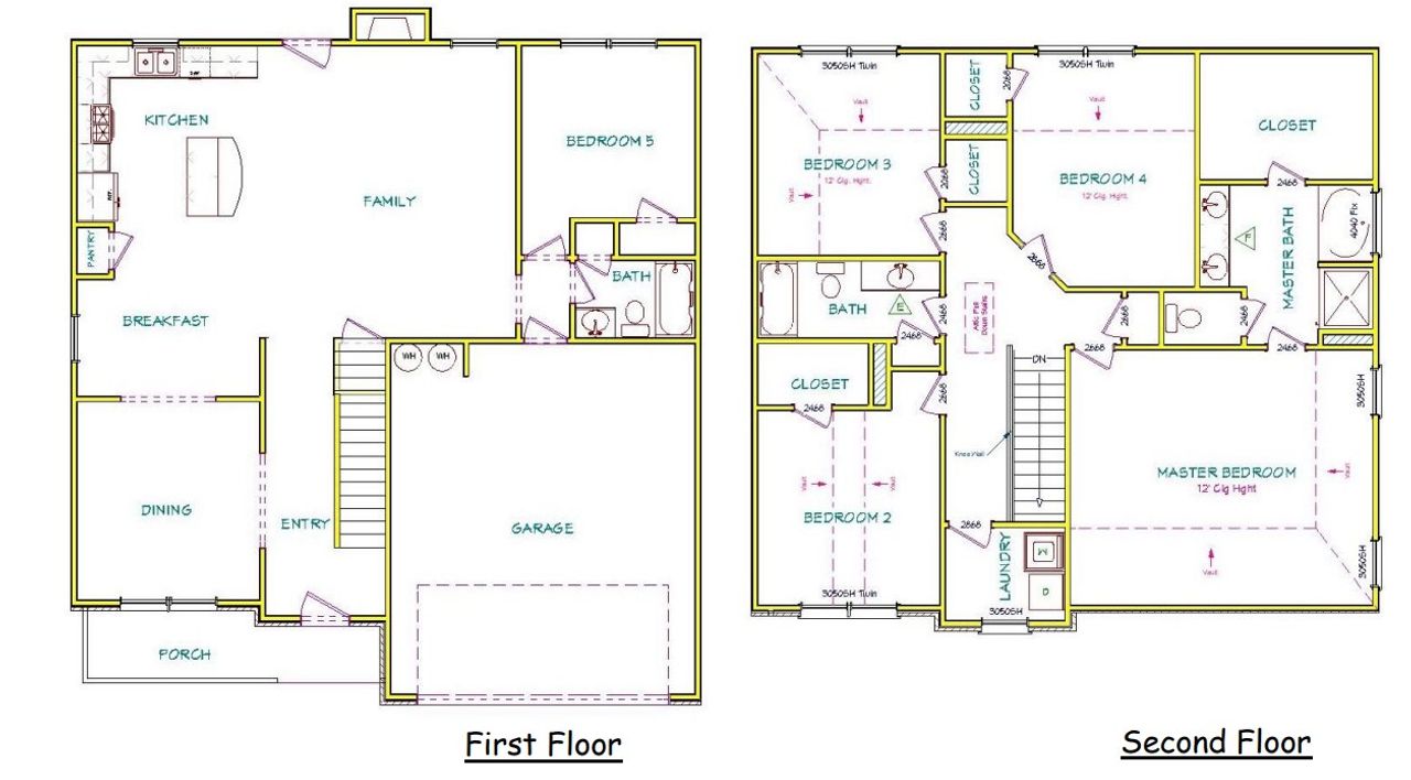 2D floor plan layout for the Turner by Capshaw in Greystone, Forsyth, GA (Image 2). 2D floor plan layout for the Turner by Capshaw in Greystone, Forsyth, GA (Image 2).