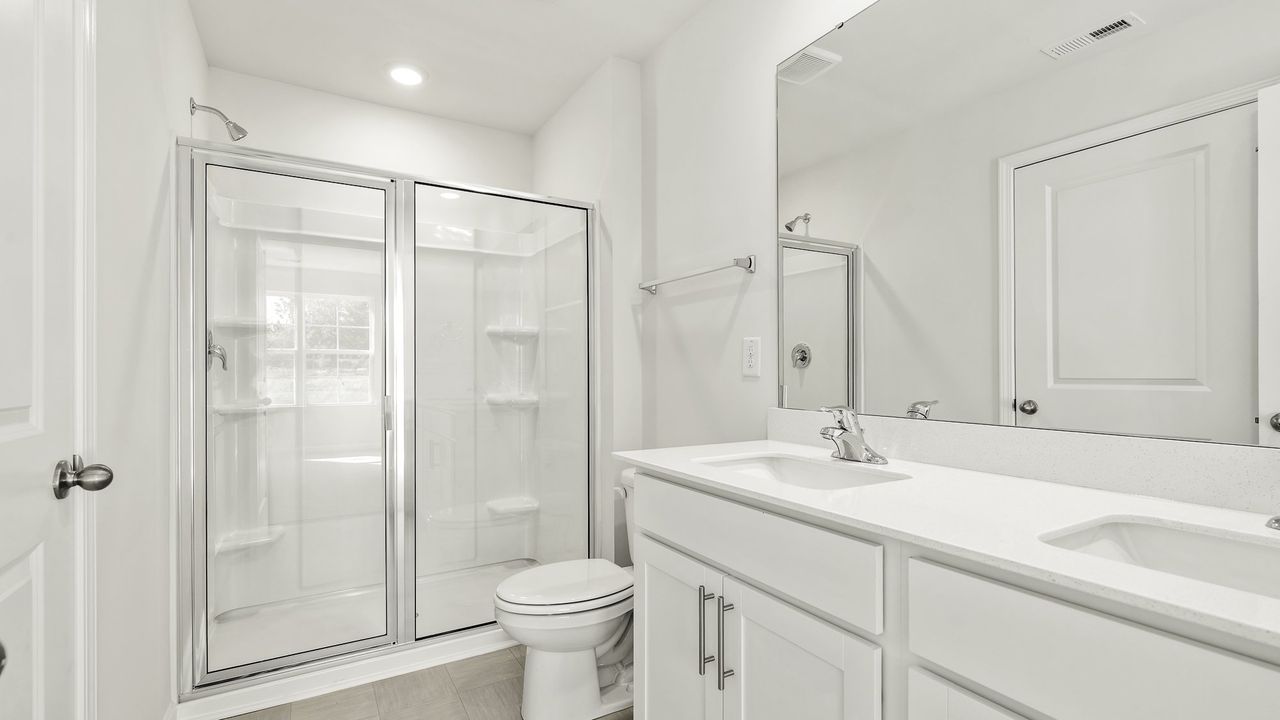Furnished interior view inside a new home in Brightwood Farm, Whitsett (Image 2).