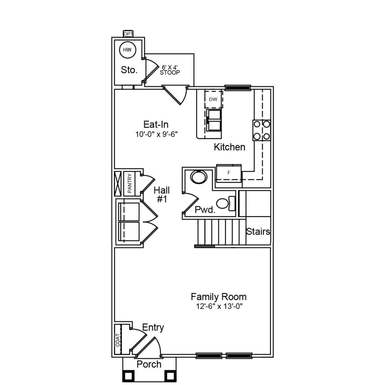 2D floor plan layout of this home in Astoria, Columbia, SC (Image 2).
