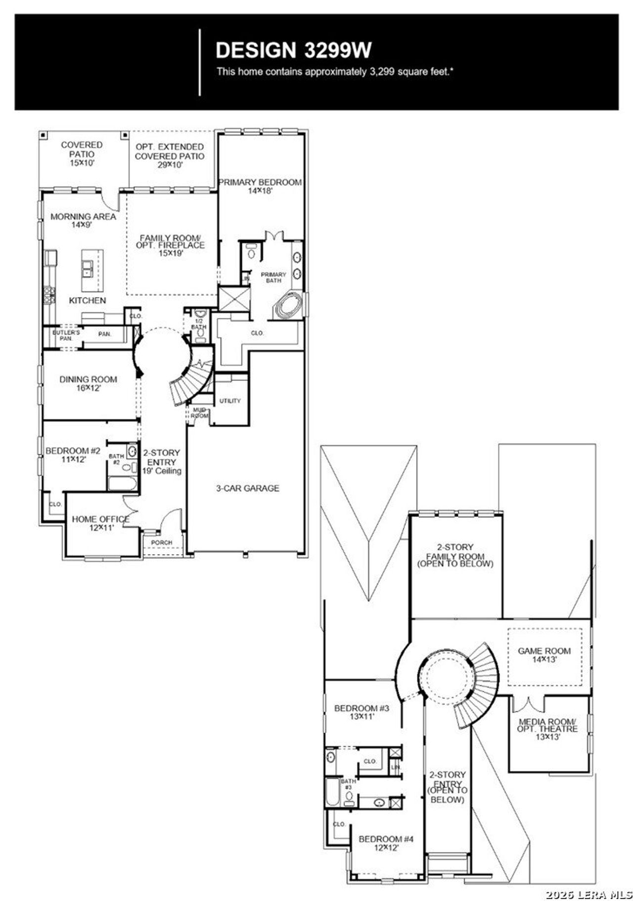 2D floor plan layout of this home in Johnson Ranch, Bulverde, TX (Image 2). 2D floor plan layout of this home in Johnson Ranch, Bulverde, TX (Image 2).