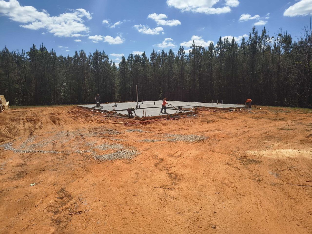 Site preparation for new homesites in Mitchell Farms, LaGrange (Image 2).