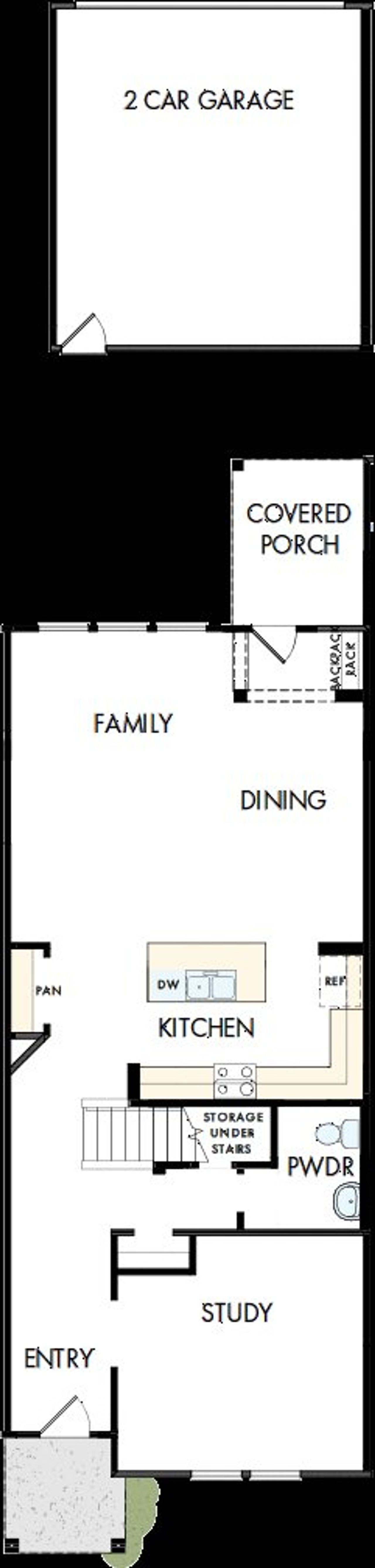2D floor plan layout of this home in North Creek Village - Townhomes, Huntersville, NC (Image 2). 2D floor plan layout of this home in North Creek Village - Townhomes, Huntersville, NC (Image 2).